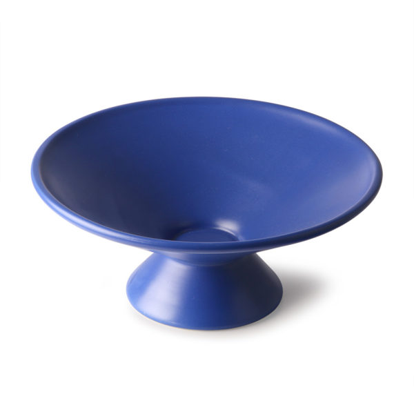 Corbeille à fruits sur socle Cobalt mat