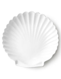 Plateau coquille blanc Athéna en céramique