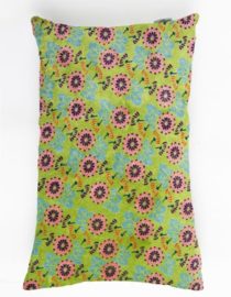 Coussin rectangle velours Oak Lime 55x35 cm