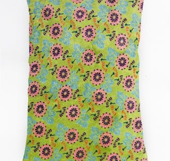 Coussin rectangle velours Oak Lime 55x35 cm