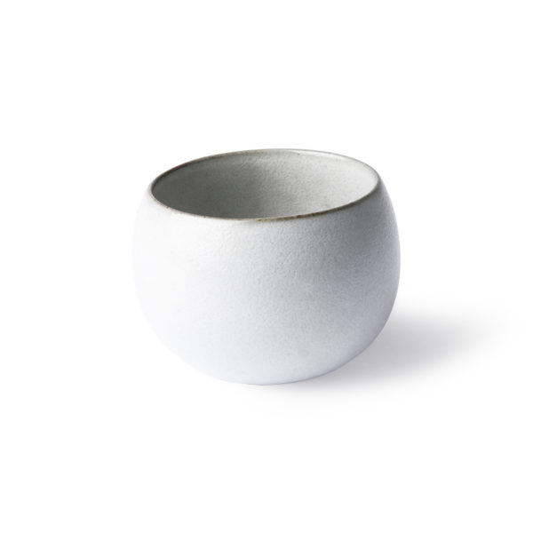 Tasse boule blanche Kyoto en céramique