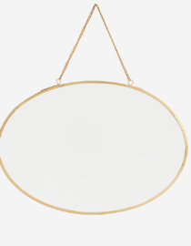 Miroir suspendu ovale