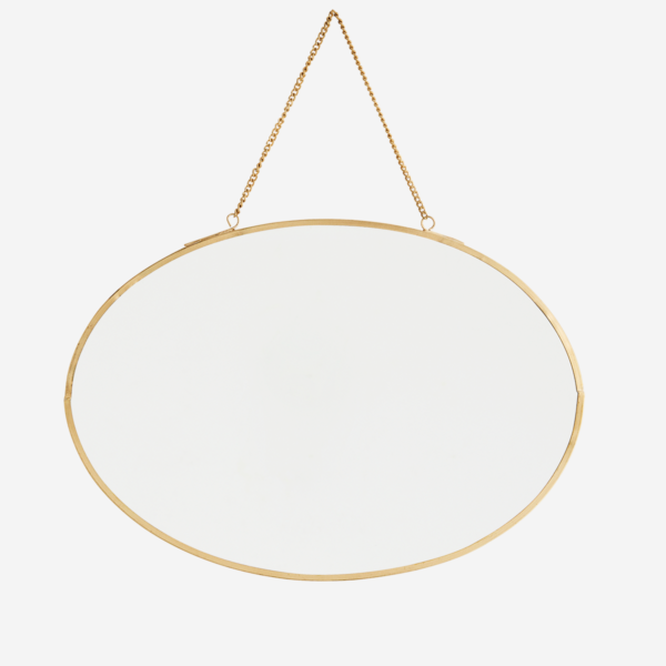 Miroir suspendu ovale