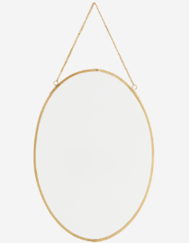 Miroir suspendu ovale