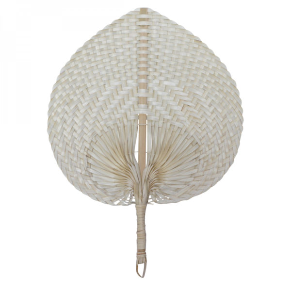 Deco Eventail Feuille Pm 21 H17cm
