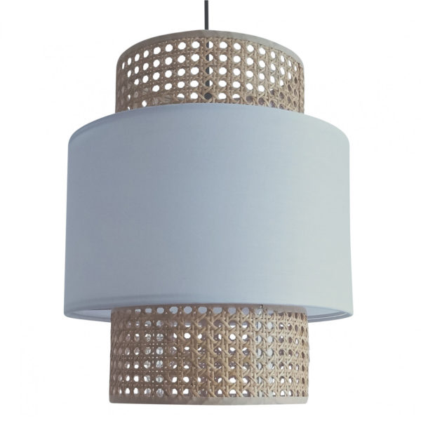 Abat-Jour pour Suspension Solaire Petit modèle Blanc D30 H35cm