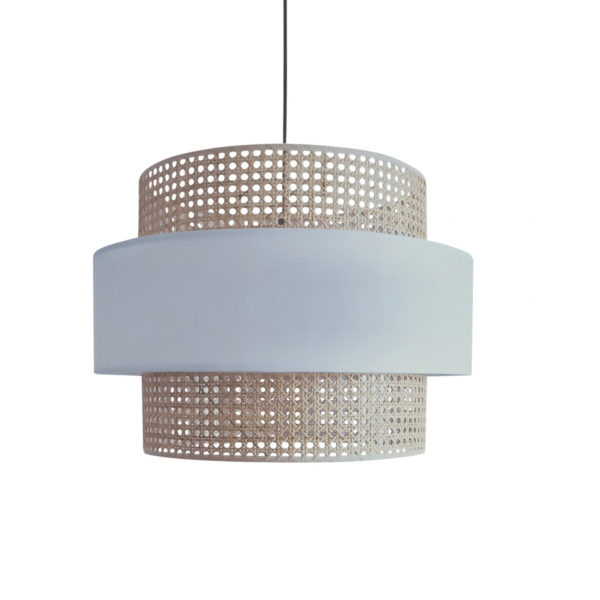 Abat-jour pour suspension Solaire blanc