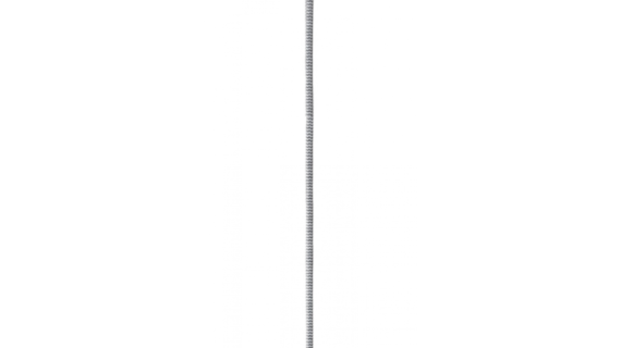 Suspension douille Câble Rosace Tissu Noir Blanc 110cm Blanche