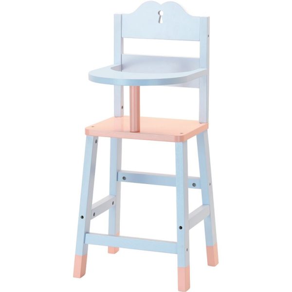 Chaise-haute pour poupée jusqu'à 40 cm