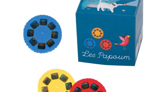 Disques pour lampes à histoires - Les papoum