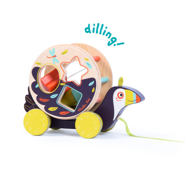 Toucan boîte à formes à tirer Dans la jungle