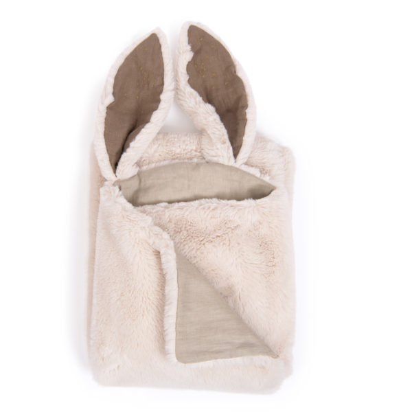 Plaid lapin blanc Rendez-vous chemin du loup