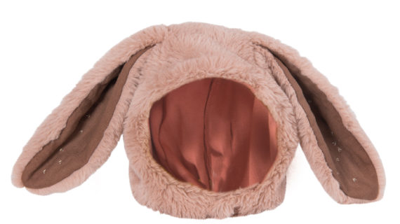 Bonnet lapin rose Rendez-vous chemin du loup 6-12 mois
