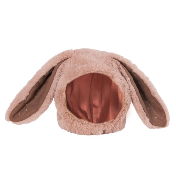 Bonnet lapin rose Rendez-vous chemin du loup 6-12 mois