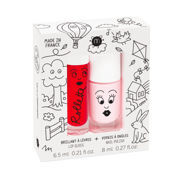 Coffret rollette Cerise et vernis a l'eau Bella