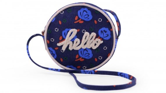 Mini sac bandoulière rond Hello Simone