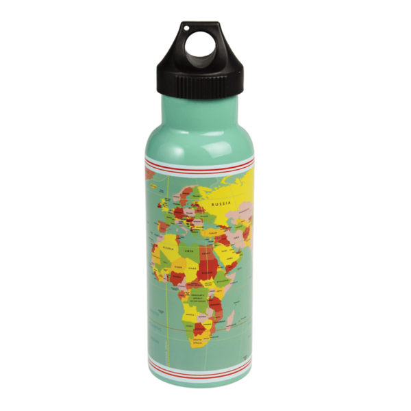 Bouteille en acier inoxydable Carte du monde