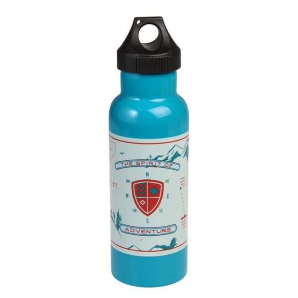 Bouteille en acier inoxydable Esprit d'aventure