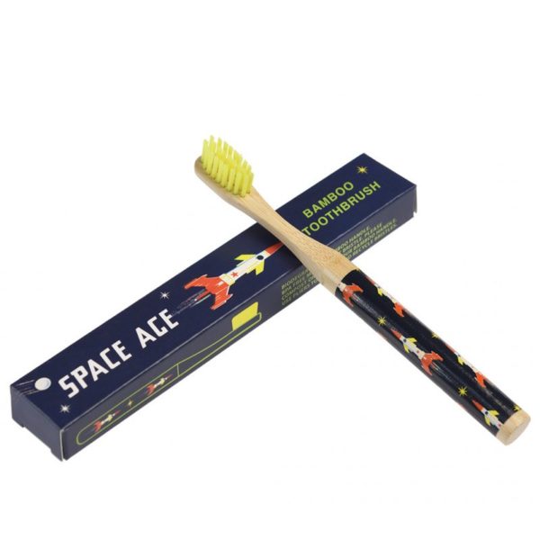 Brosse à dents en bambou Space age