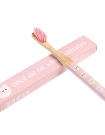 Brosse à dents en bambou Cookie le chat