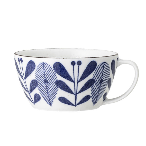 Tasse à thé Camélia, Bleu, Porcelaine