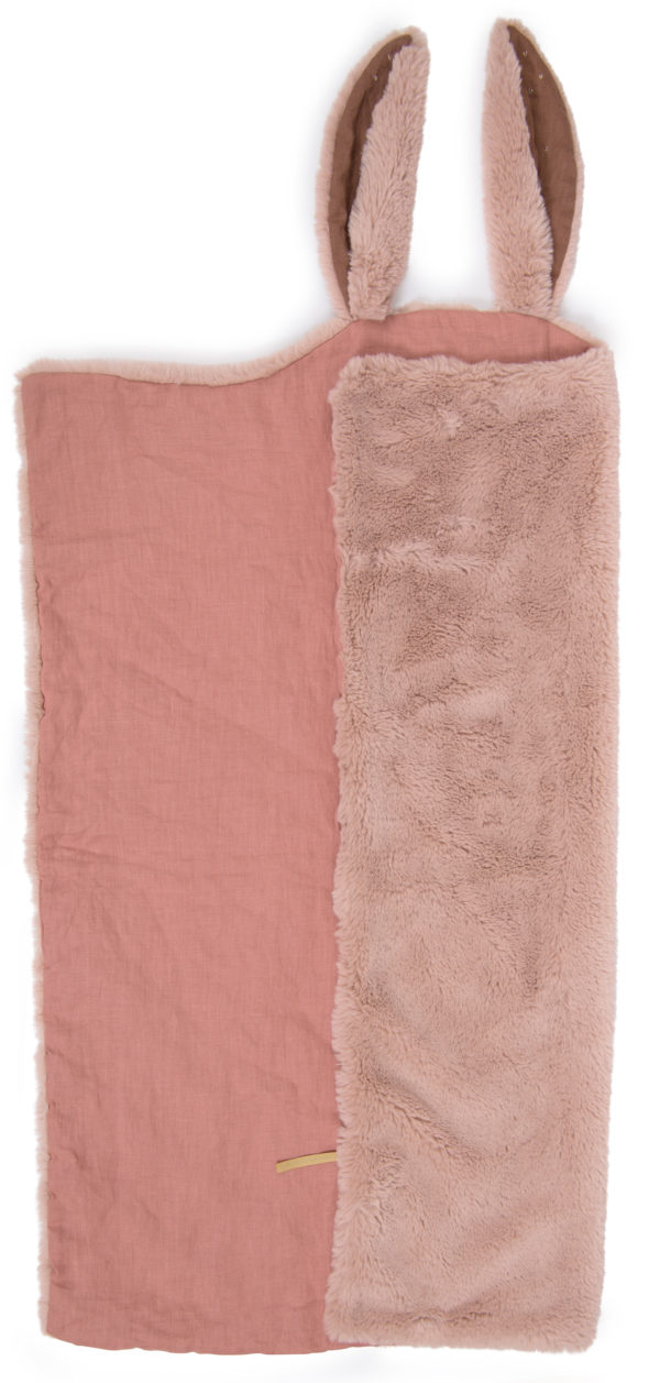 Plaid lapin rose Rendez-vous chemin du loup – Image 2