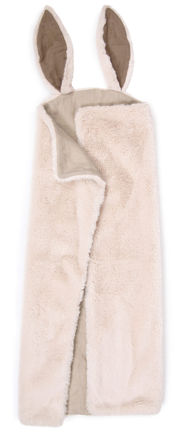 Plaid lapin blanc Rendez-vous chemin du loup – Image 2
