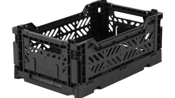Caisse pliante Noir - Petite
