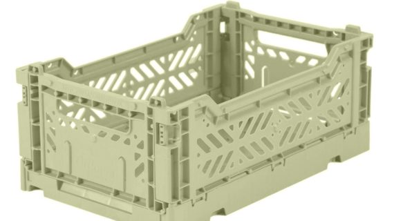 Caisse pliante Crème au citron vert - Petite