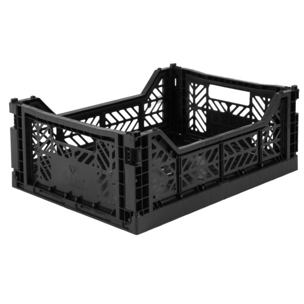 Caisse pliante Noir - Moyenne