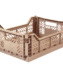 Caisse pliante Taupe chaud - Moyenne