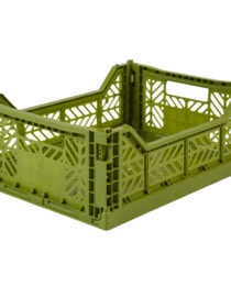 Caisse pliante Olive - Moyenne