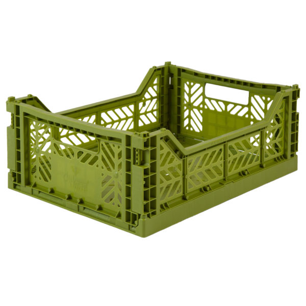Caisse pliante Olive - Moyenne