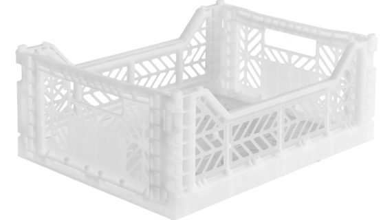 Caisse pliante Blanc - Moyenne