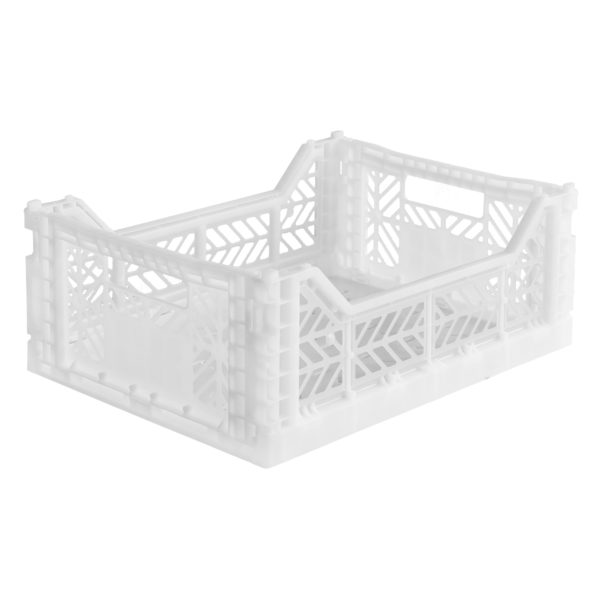 Caisse pliante Blanc - Moyenne
