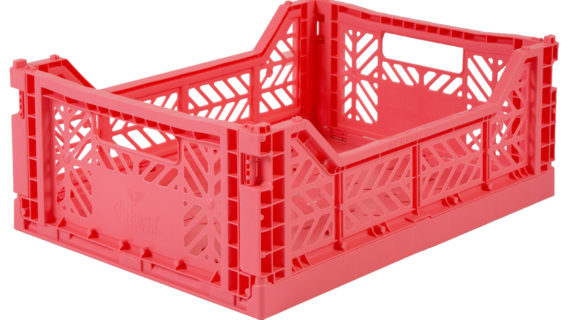 Caisse pliante Rose foncé - Moyenne