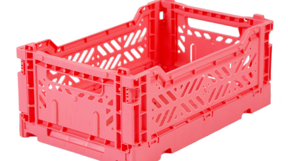 Caisse pliante Rose foncé - Petite