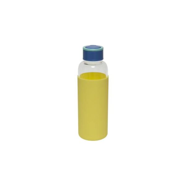 Bouteille en verre écologique - Jaune