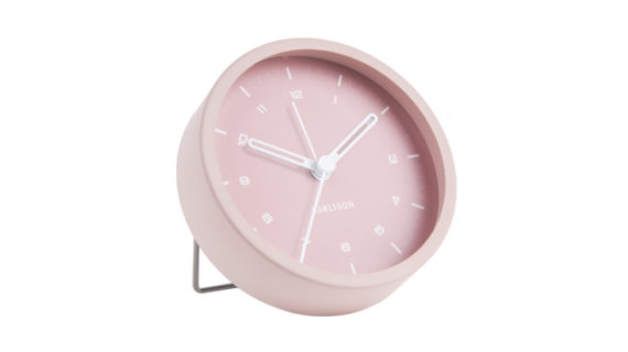 Réveil Tinge métal rose
