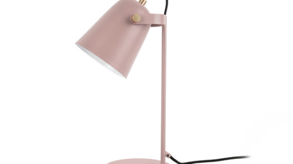 Lampe à poser Steady métal rose poudré mat