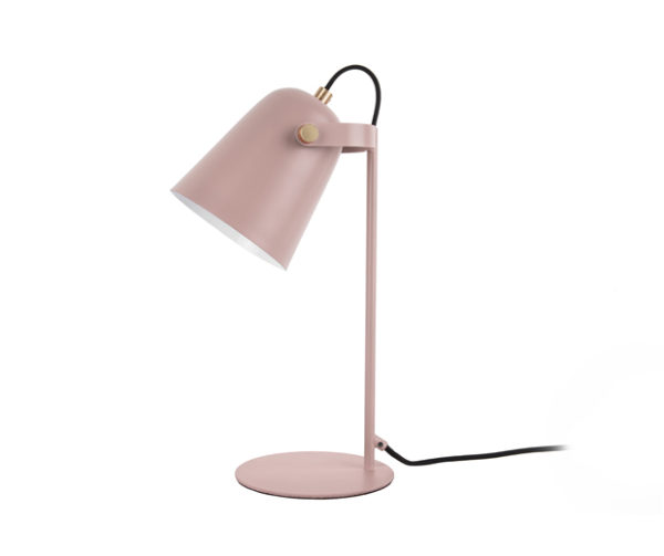 Lampe à poser Steady métal rose poudré mat