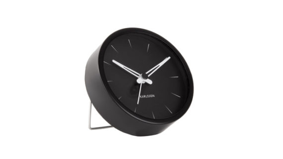 Réveil Lure small métal noir