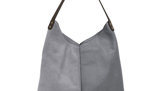 Sac en cuir éléphant gris