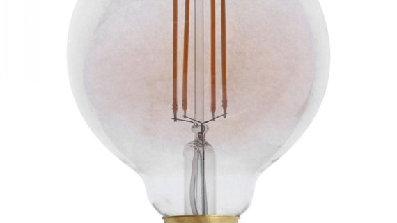 Ampoule LED rétro Edison Globe (D.12,5cm) filament 4W (E27) dimmable
