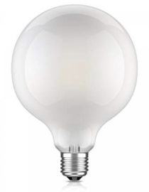 Ampoule LED rétro Edison globe (D.12,5cm) opalin 4W