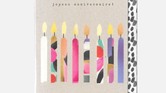 Carte double - Joyeux anniversaire