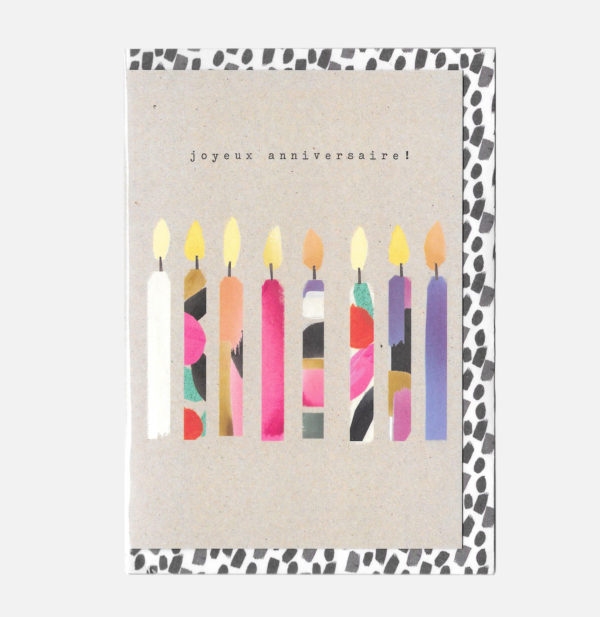 Carte double - Joyeux anniversaire