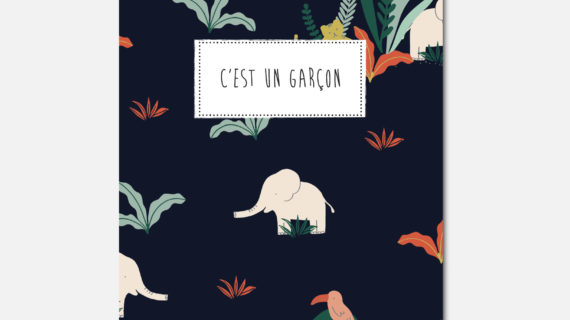 Carte double - C'est un garçon