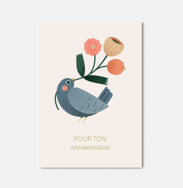 Carte double - Pour ton anniversaire
