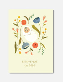Carte double - Bienvenue au bébé